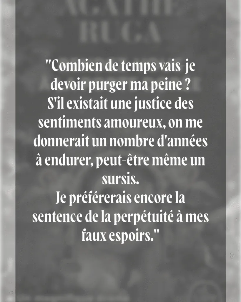 citation Citation issue du roman contemporain d'Agathe Ruga, "Rendez-vous à la Porte Dorée", 2024