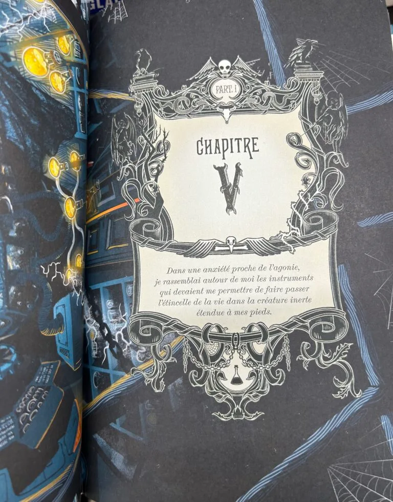 Image du chapitre 5 de Frankenstein aux éditions Flammarion