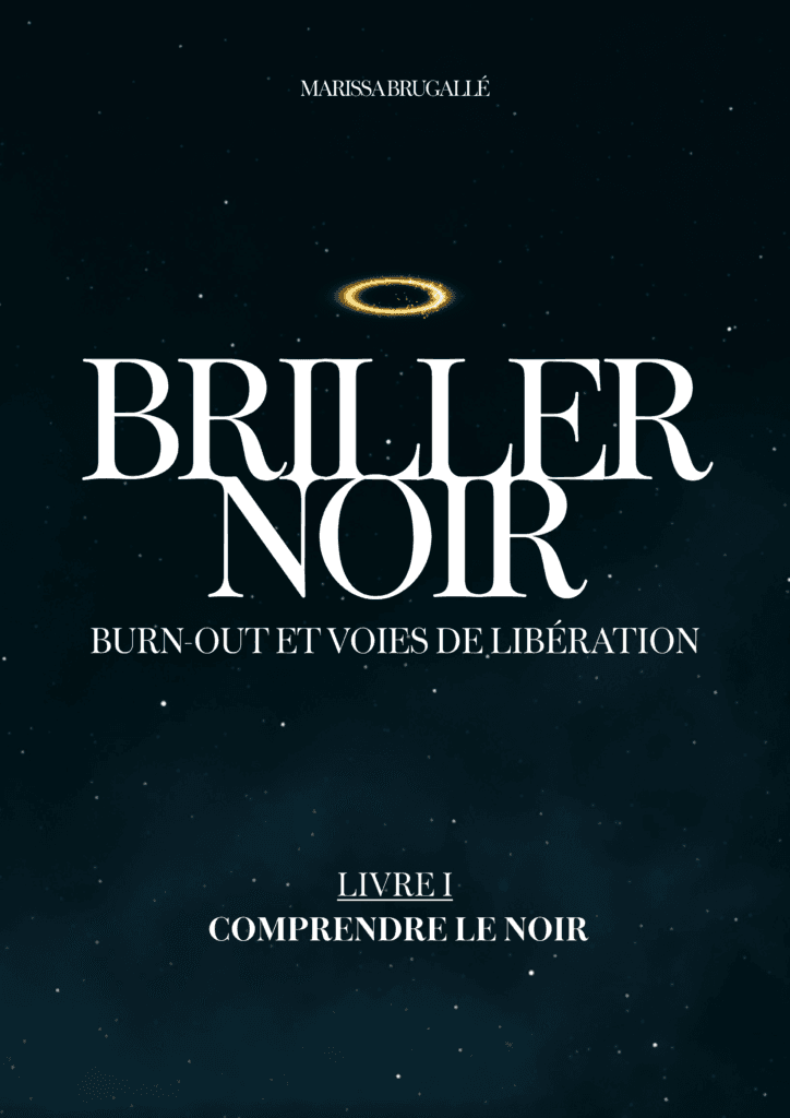 Image de couverture ebook briller noir : burn-out et voies de libération.
